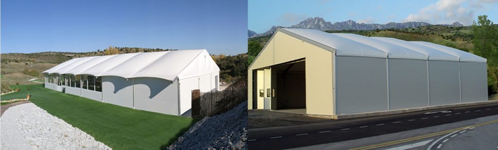 Carpa con cubierta presurizada Carpas presurizadas en Madrid